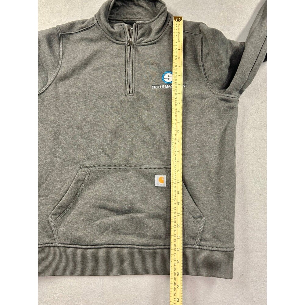 Carhartt Midweight Sweatshirt Womens Sz Large 1/4 Zip Western 105295 CRH - Picture 9 of 10